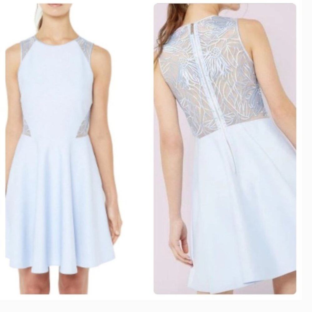 Ted Baker London Venma Lace Detail Skater Dress